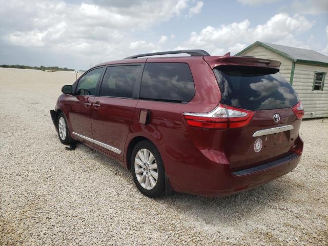Photo 3 from auction – 2015 TOYOTA SIENNA XLE with VIN 5TDYK3DC5FS649740