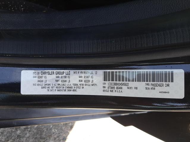Photo 10 from auction – 2013 CHRYSLER 200 TOURIN with VIN 1C3CCBBBXDN505622