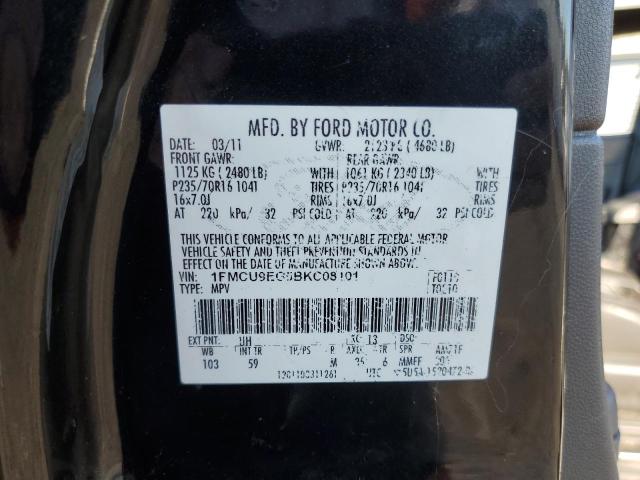 صورة رقم 10 من المزاد - 2011 FORD ESCAPE LIM مع VIN 1FMCU9EG5BKC08101