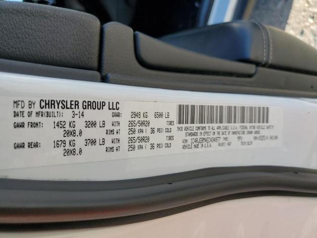 Photo 10 from auction – 2014 JEEP GRAND CHER with VIN 1C4RJEBM4EC434977