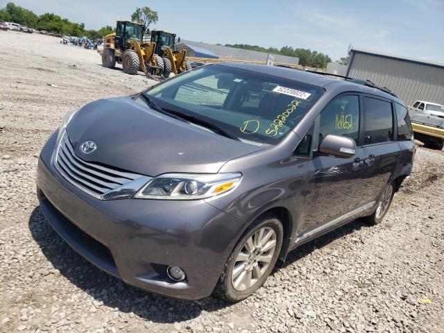 Photo 2 from auction – 2015 TOYOTA SIENNA XLE with VIN 5TDDK3DCXFS113512