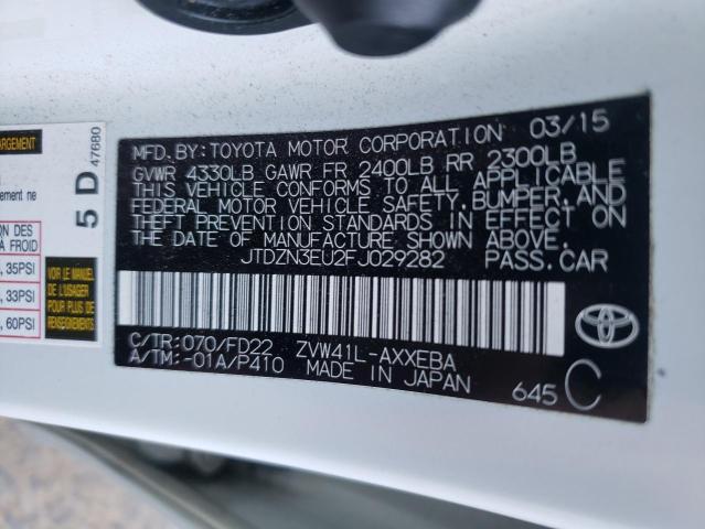 Photo 10 from auction – 2015 TOYOTA PRIUS V with VIN JTDZN3EU2FJ029282