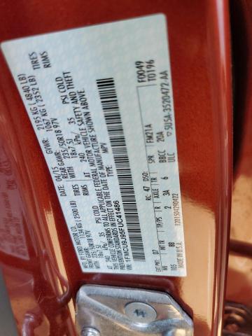 Photo 10 from auction – 2015 FORD ESCAPE TIT with VIN 1FMCU9J95FUC41486