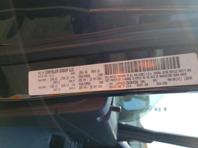 Photo 10 from auction – 2011 JEEP LIBERTY SP with VIN 1J4PN2GK1BW564320