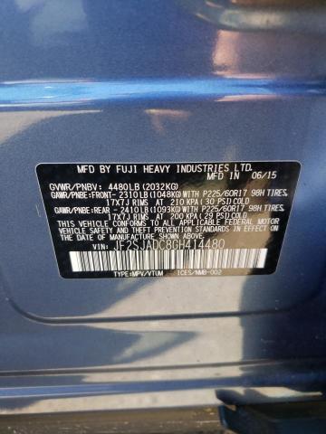 Photo 10 from auction – 2016 SUBARU FORESTER 2 with VIN JF2SJADC8GH414480