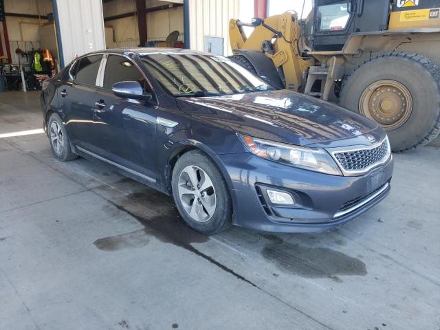 KIA OPTIMA HYB 2015 with VIN KNAGM4AD1F5078310 - Photo from auction