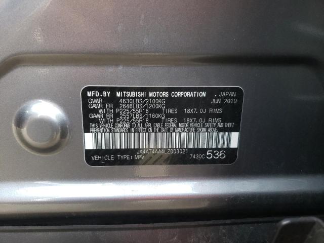 Photo 10 from auction – 2020 MITSUBISHI ECLIPSE CR with VIN JA4AT4AA4LZ003021