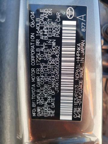 Photo 10 from auction – 2005 TOYOTA SCION XA with VIN JTKKT624550084352