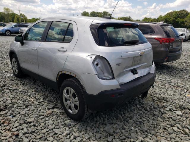 Photo 3 from auction – 2016 CHEVROLET TRAX LS with VIN KL7CJKSB3GB627226