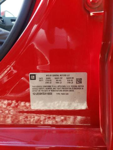 Photo 10 from auction – 2012 CHEVROLET SONIC LTZ with VIN 1G1JE5SH7C4110636