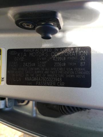 Photo 10 from auction – 2013 KIA OPTIMA LX with VIN KNAGM4A76D5323948