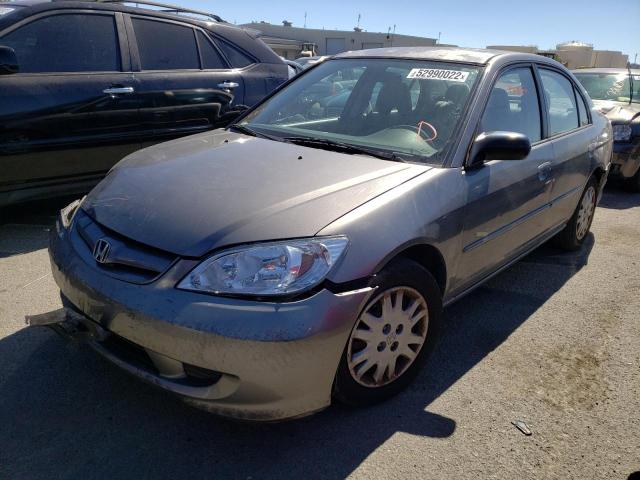 Photo 2 from auction – 2004 HONDA CIVIC LX with VIN 2HGES16574H641559