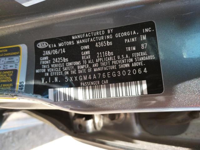 Photo 10 from auction – 2014 KIA OPTIMA LX with VIN 5XXGM4A76EG302064