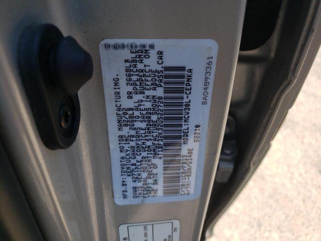 Photo 10 from auction – 2002 TOYOTA CAMRY LE with VIN 4T1BF32K32U522720