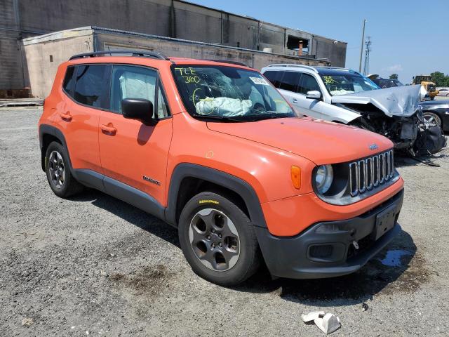 JEEP RENEGADE S 2016 with VIN ZACCJAATXGPD66836 - Photo from auction