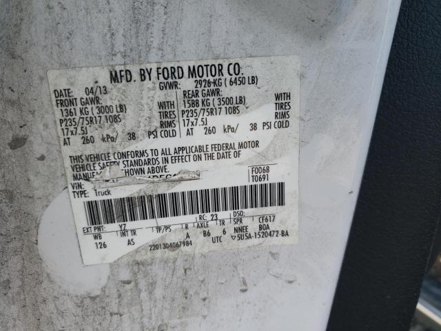 Photo 10 from auction – 2012 FORD F150 with VIN 1FTMF1CM0CFB44265