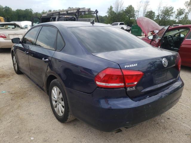 Photo 3 from auction – 2013 VOLKSWAGEN PASSAT S with VIN 1VWAP7A3XDC093273