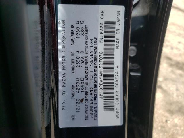 Photo 10 from auction – 2021 MAZDA 3 with VIN JM1BPBAY4M1327070