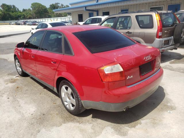 Photo 3 from auction – 2003 AUDI A4 1.8T QU with VIN WAULC68E13A234893