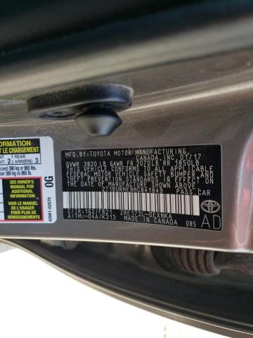Photo 10 from auction – 2017 TOYOTA COROLLA L with VIN 2T1BURHE9HC841849