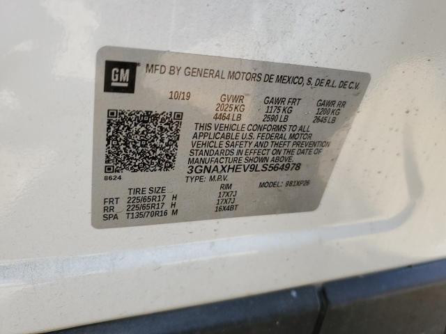 Photo 10 from auction – 2020 CHEVROLET EQUINOX LS with VIN 3GNAXHEV9LS564978