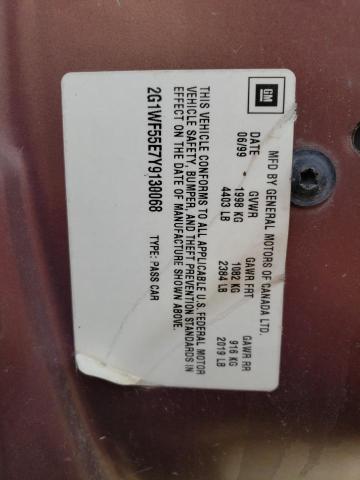 Photo 10 from auction – 2000 CHEVROLET IMPALA with VIN 2G1WF55E7Y9130068