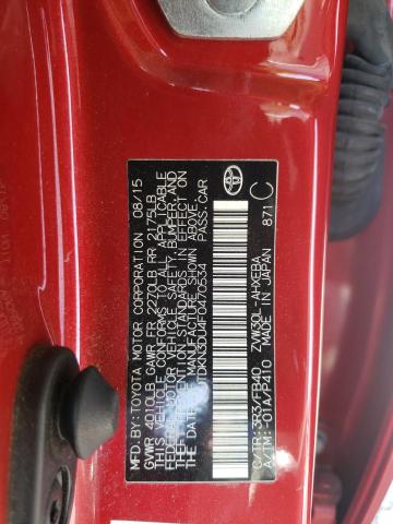 Photo 10 from auction – 2015 TOYOTA PRIUS with VIN JTDKN3DU4F0470534