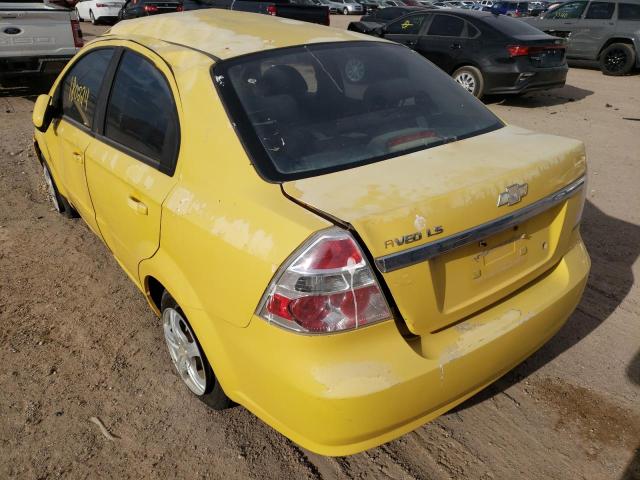 Photo 3 from auction – 2008 CHEVROLET AVEO BASE with VIN KL1TD56678B041498