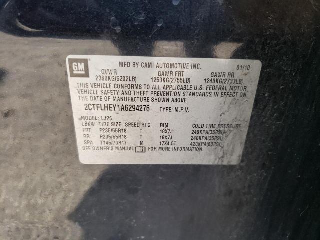 Photo 10 from auction – 2010 GMC TERRAIN SL with VIN 2CTFLHEY1A6294276
