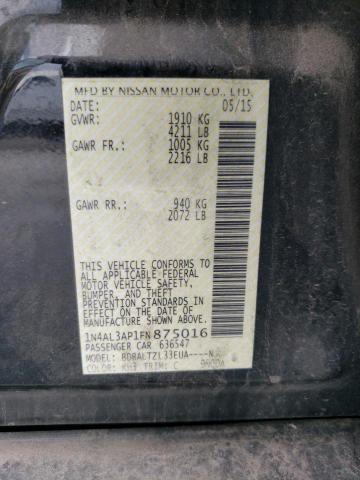 Photo 10 from auction – 2015 NISSAN ALTIMA 2.5 with VIN 1N4AL3AP1FN875016