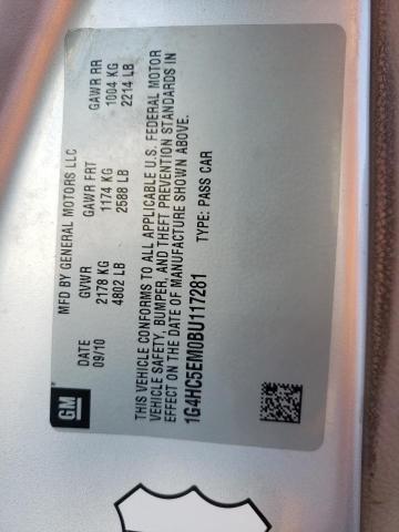 Photo 10 from auction – 2011 BUICK LUCERNE CX with VIN 1G4HC5EM0BU117281