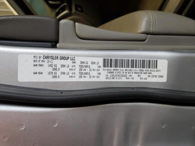 Photo 10 from auction – 2012 JEEP GRAND CHER with VIN 1C4RJFAT0CC203232