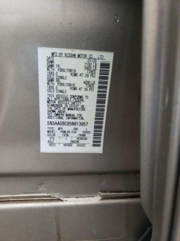 Photo 10 from auction – 2005 INFINITI QX56 with VIN 5N3AA08C85N813857