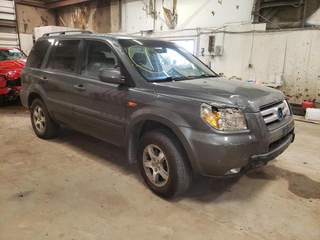 HONDA PILOT EXL 2007 with VIN 2HKYF18787H501384 - Photo from auction