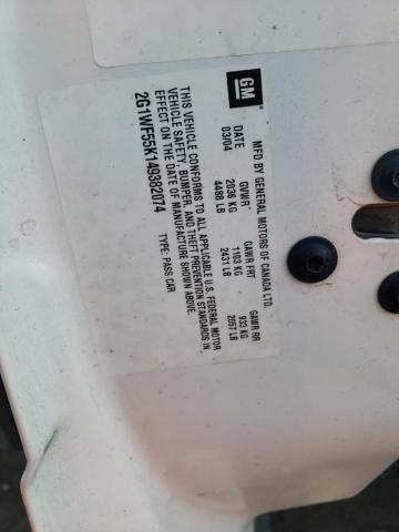 Photo 10 from auction – 2004 CHEVROLET IMPALA with VIN 2G1WF55K149382074