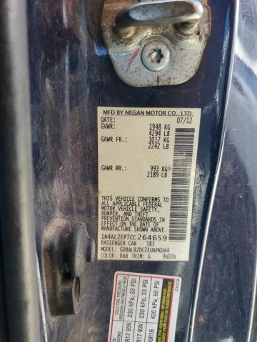 Photo 10 from auction – 2012 NISSAN ALTIMA S with VIN 1N4AL2EP7CC264659