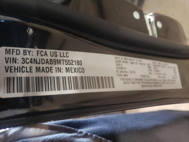Photo 10 from auction – 2021 JEEP COMPASS SP with VIN 3C4NJDAB9MT552180