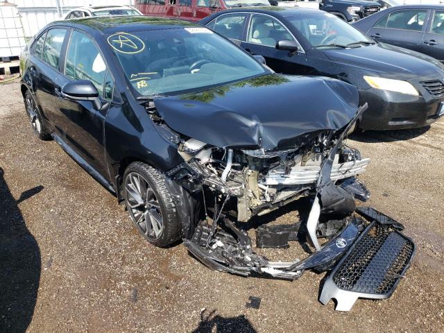 TOYOTA COROLLA SE 2020 with VIN 5YFB4RBE6LP009757 - Photo from auction