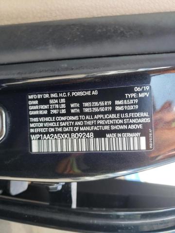 Photo 10 from auction – 2019 PORSCHE MACAN with VIN WP1AA2A5XKLB09248