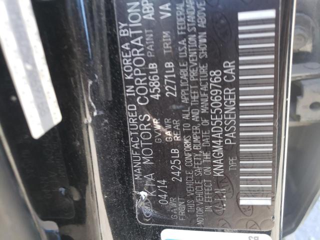 Photo 10 from auction – 2014 KIA OPTIMA HYB with VIN KNAGM4AD5E5069768