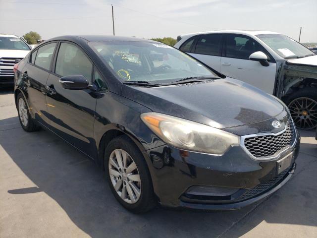 KIA FORTE LX 2014 with VIN KNAFX4A66E5227653 - Photo from auction