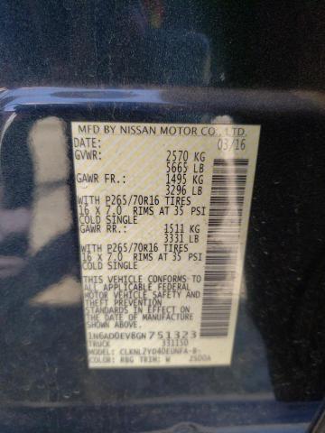Photo 10 from auction – 2016 NISSAN FRONTIER S with VIN 1N6AD0EV8GN751323