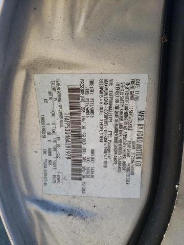 Photo 10 from auction – 2006 FORD TAURUS SE with VIN 1FAFP53U46A191979