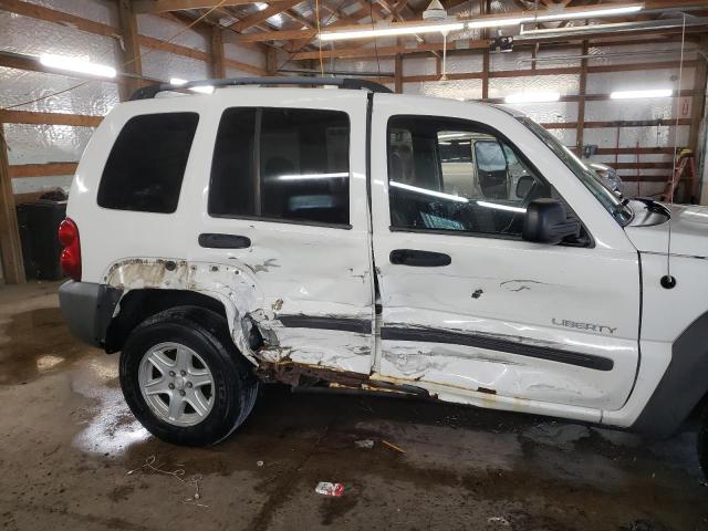 Photo 9 from auction – 2004 JEEP LIBERTY SP with VIN 1J4GL48K14W257913