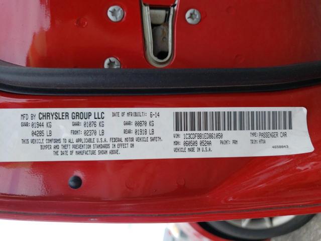Photo 10 from auction – 2014 DODGE DART SXT with VIN 1C3CDFBB1ED861050
