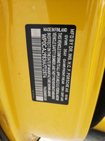 Photo 10 from auction – 2006 PORSCHE BOXSTER with VIN WP0CA29836U712874