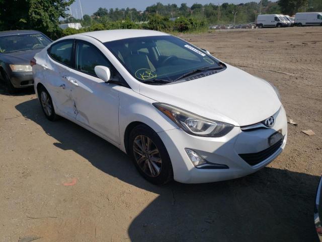 HYUNDAI ELANTRA SE 2016 with VIN 5NPDH4AE2GH655558 - Photo from auction
