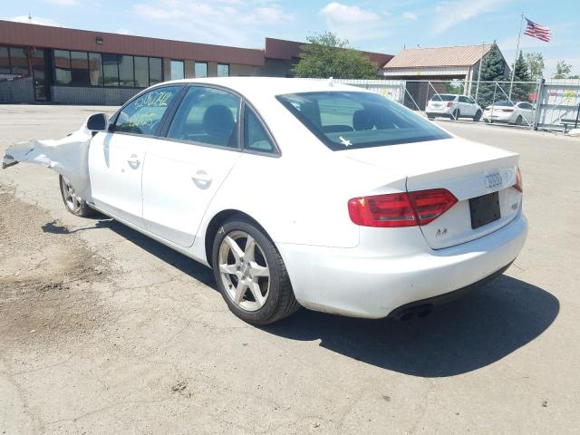 Photo 3 from auction – 2009 AUDI A4 2.0T QU with VIN WAULF78K29A120722