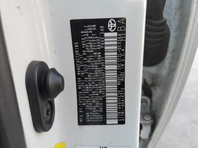 Photo 10 from auction – 2017 TOYOTA COROLLA L with VIN 5YFBURHE6HP729011
