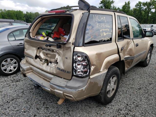Photo 4 from auction – 2004 CHEVROLET TRAILBLAZE with VIN 1GNDT13S542157729